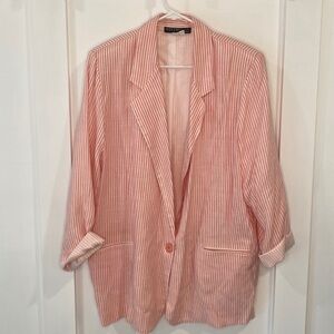 BRAUN STYLE pinstripe vintage blazer